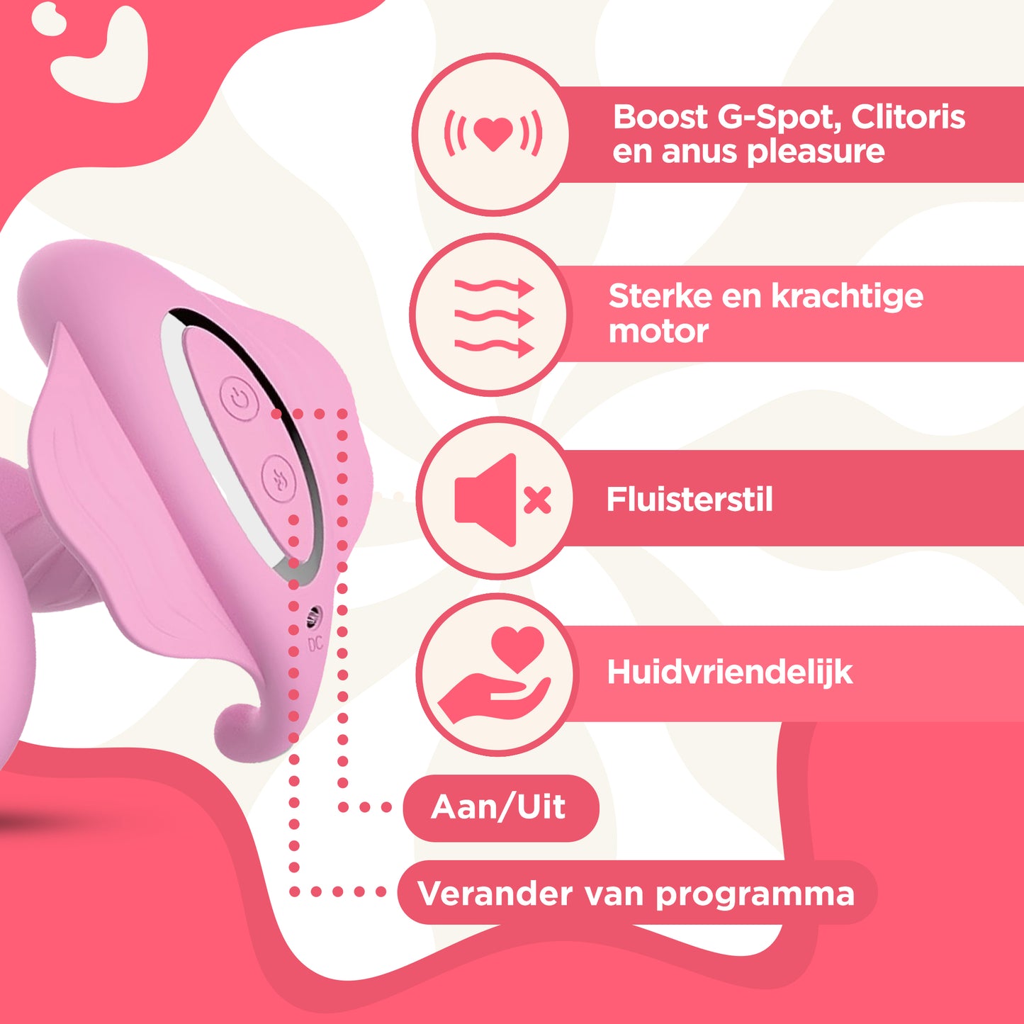 Luna Duo Vibrator met Afstandsbediening