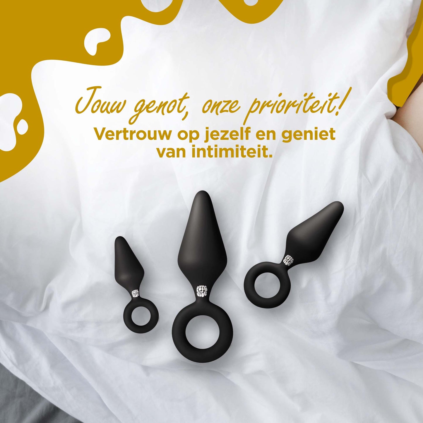 Arousal Buttplug set van 3 stuks