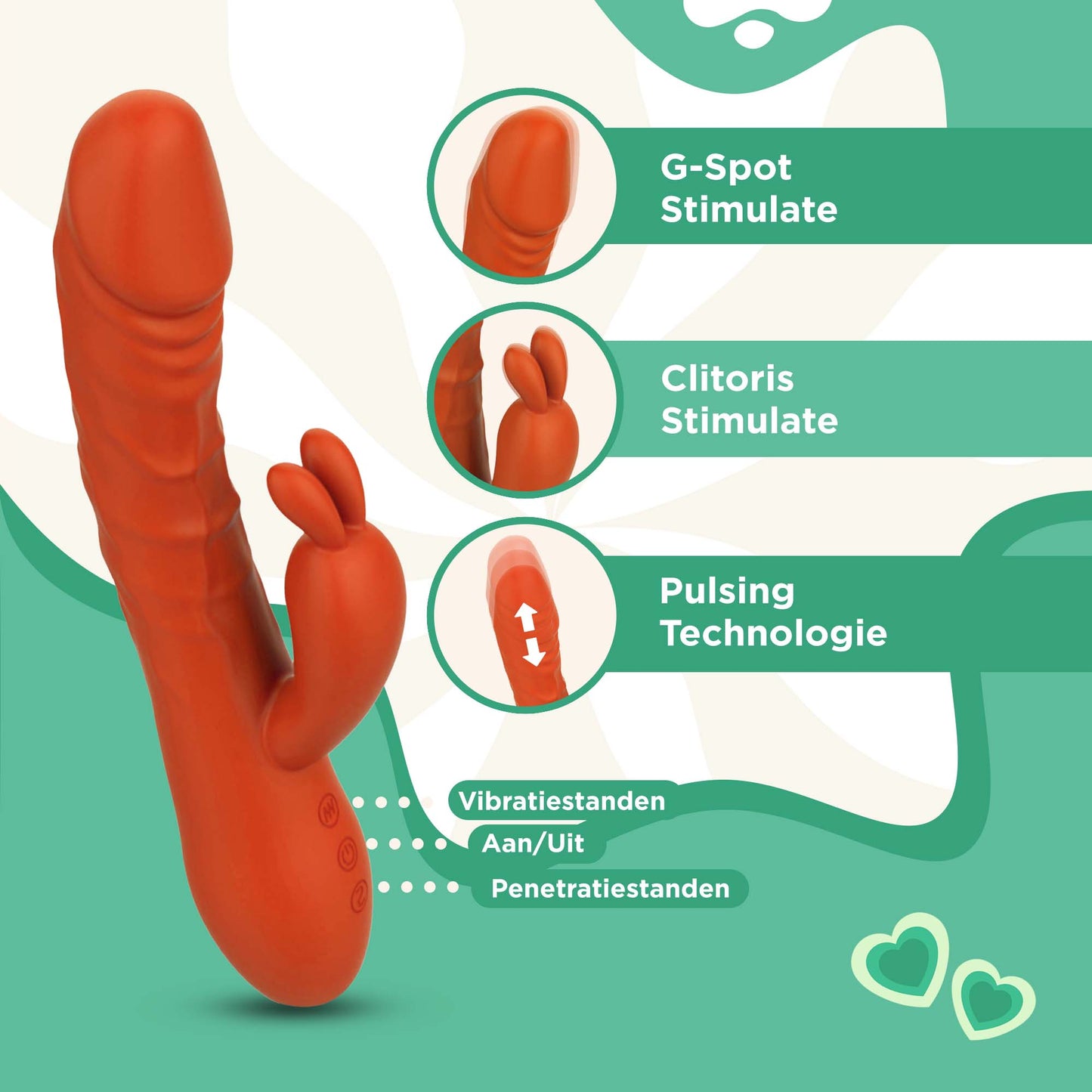 Magic Pulsing Rabbit Tarzan Vibrator