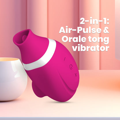 Oral Air-Pulse Lover Clitoral Vibrator