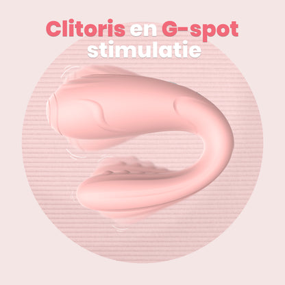 TouchMe Duo Clitoris &amp; G-Spot Vibrator with Remote Control