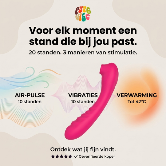 Vibrating Air-Pulse Massager