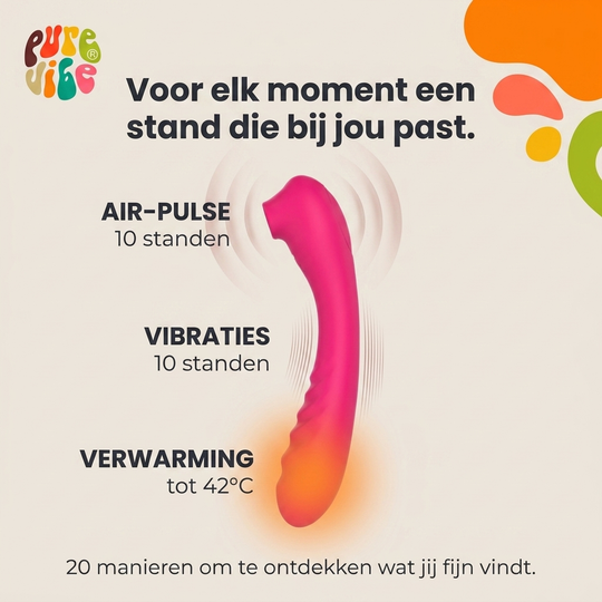 Vibrating Air-Pulse Massager
